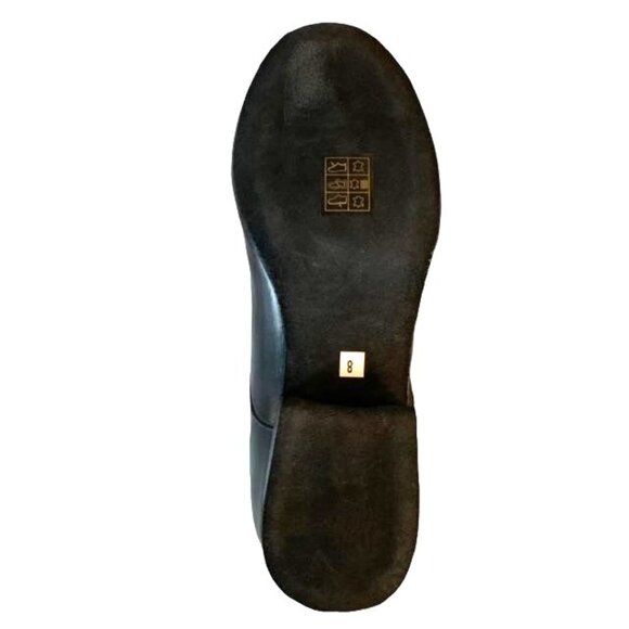 Men's Salsa Latin Tango Standard Ballroom Dance Shoes Black Leather Size 8 - Picture 7 of 7